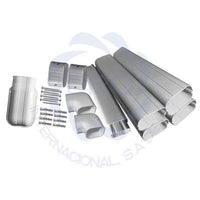 Canaleta Decorativa 4" para Minisplit | Oculta Tubería